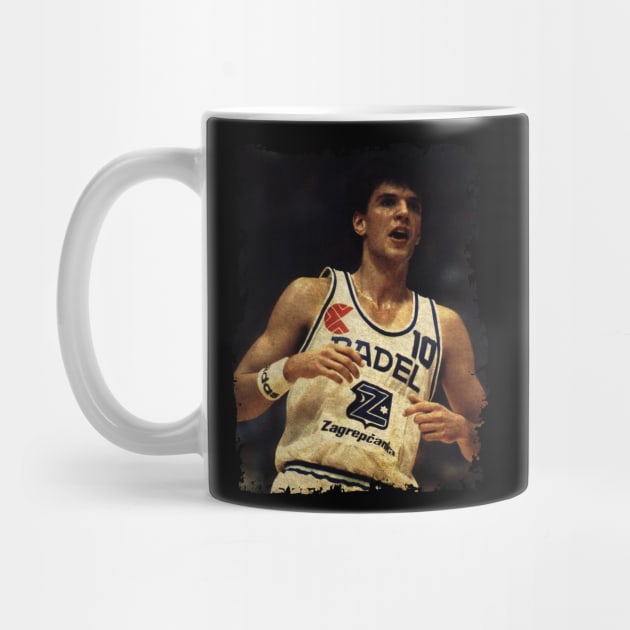 Young Drazen Petrovic by Omeshshopart